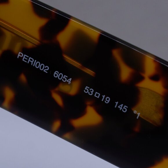 Palm Angels PERI002 PALM 6054 Rectangle Sunglasses - Havana/Green Gradient - Picture 9 of 10